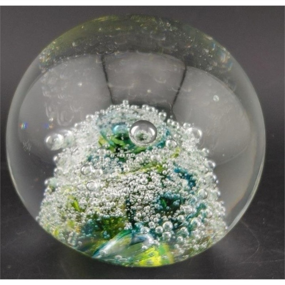 WATERFORD Evolution & DANSK art glass paperweights